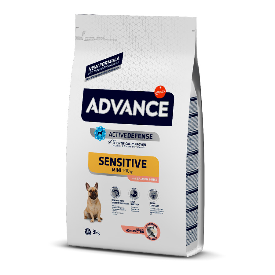 Affinity Advance Mini Sensitive Salmón y Arroz pienso para perros, , large image number null