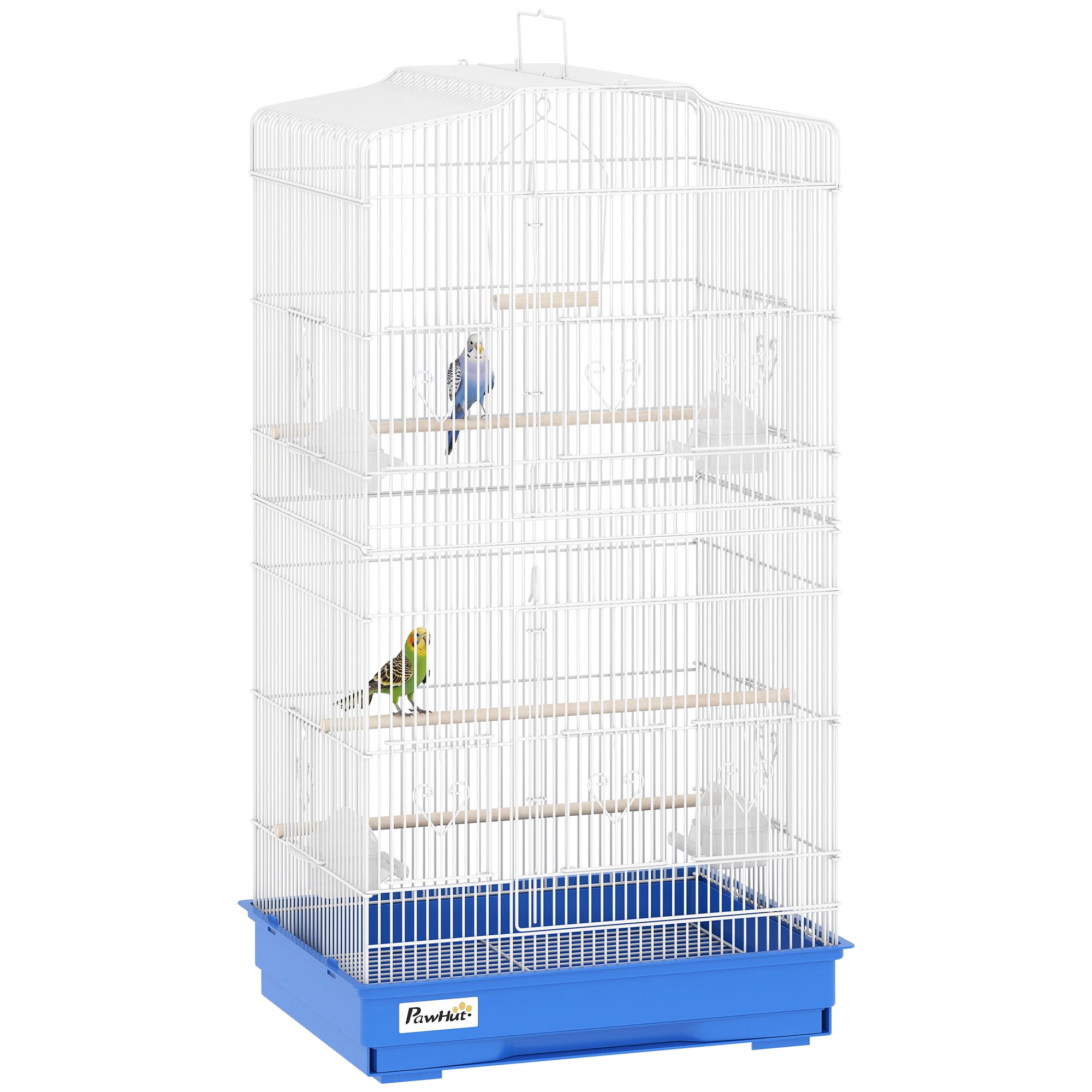PawHut Jaula para Pájaros Azul