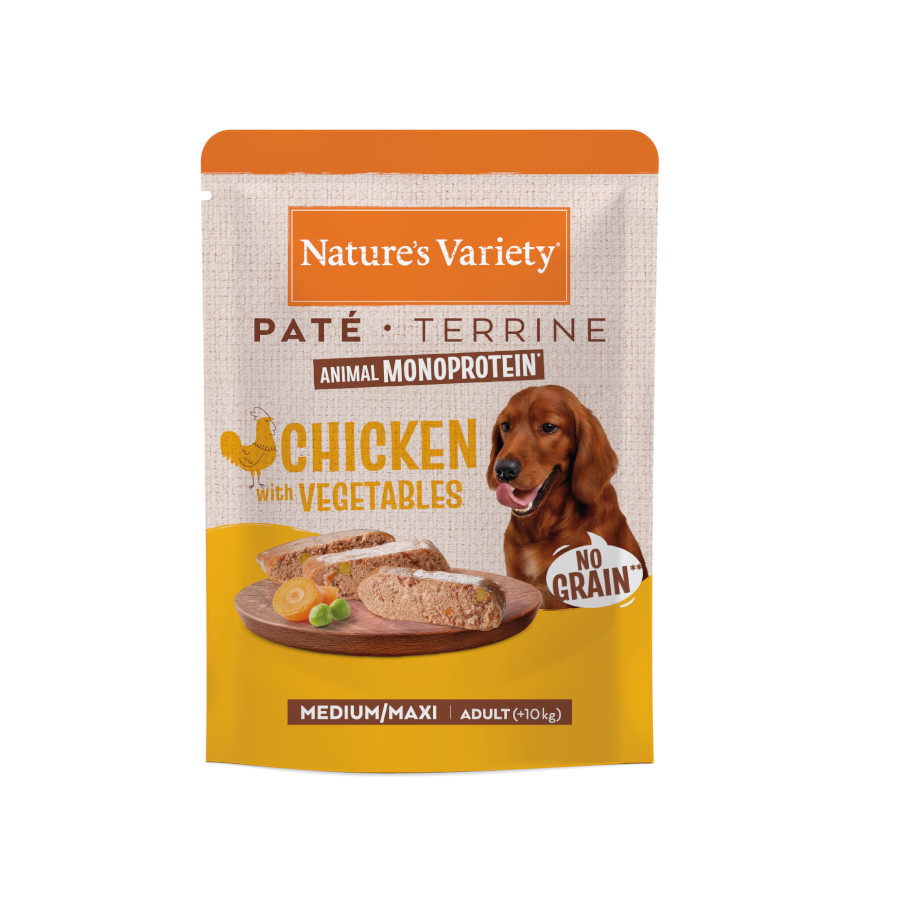 24 sobres x 300 g Nature’s Variety Original Medium/Maxi Adult Variety pollo sobre para perros ¡Pack ahorro!