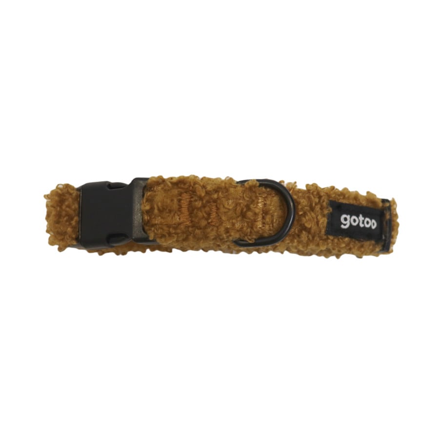 Gotoo Collar teddy marrón para perros