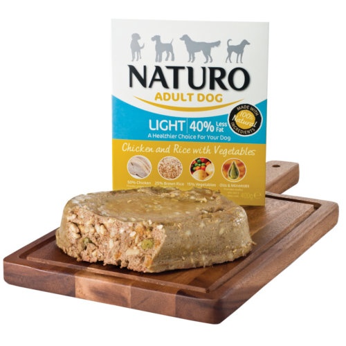 400 g Naturo Light Pollo y Arroz tarrina para perros