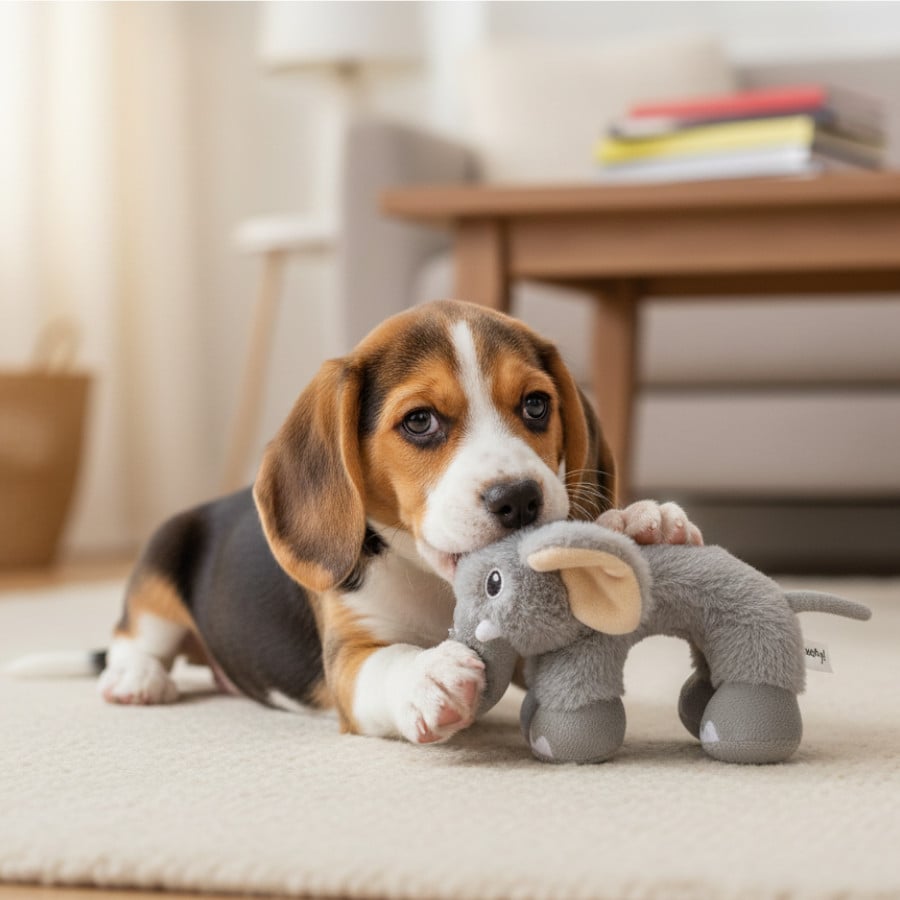 Tootoy! Elefante Mordedor de Peluche para cachorros