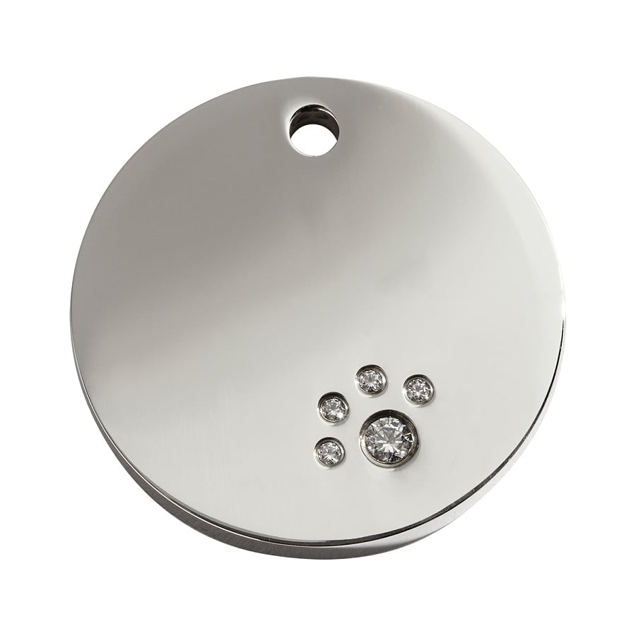 Placa identificativa Diamante Círculo para perros