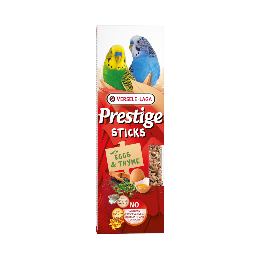Versele-Laga Prestige Sticks Huevos y Tomillo para periquitos
