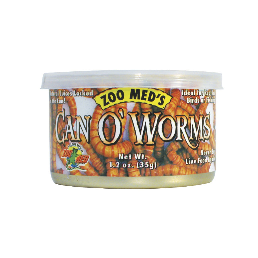 0.035 KG Zoo Med Tenebrios cocinados para reptiles