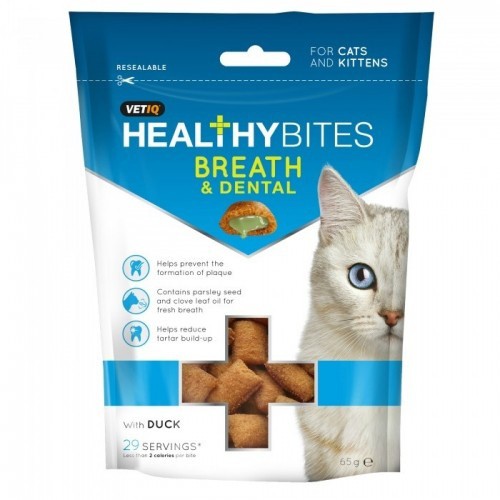 Snacks para el cuidado de los dientes y el aliento para gatos y gatitos sabor Pato, , large image number null