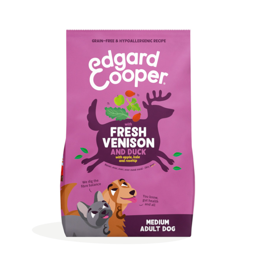 12 kg Edgard & Cooper Adult Venado y Pato pienso para perros