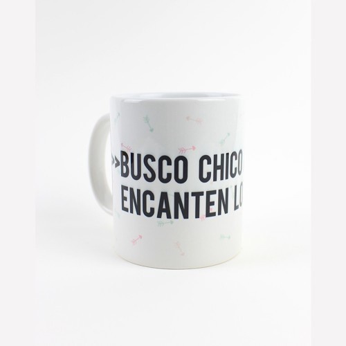 Taza Busco chico al que le encanten los perros color Blanco
