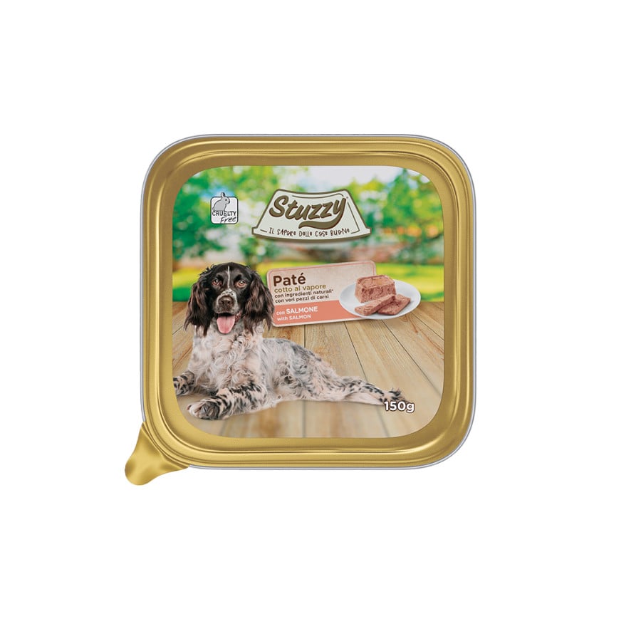 12 tarrinas x 150 g Stuzzy salmón tarrina para perros ¡Pack ahorro!