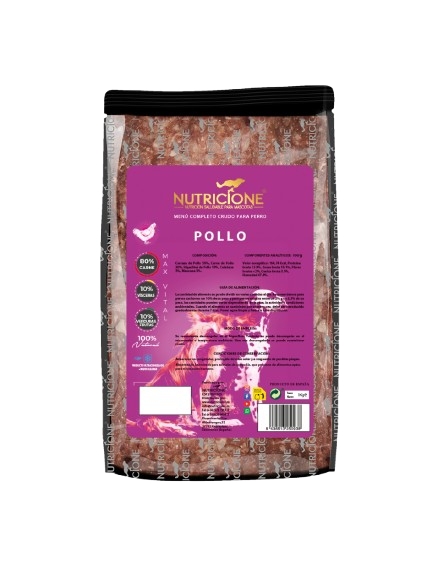 NUTRICIONE MENÚ COMPLETO POLLO 1KG