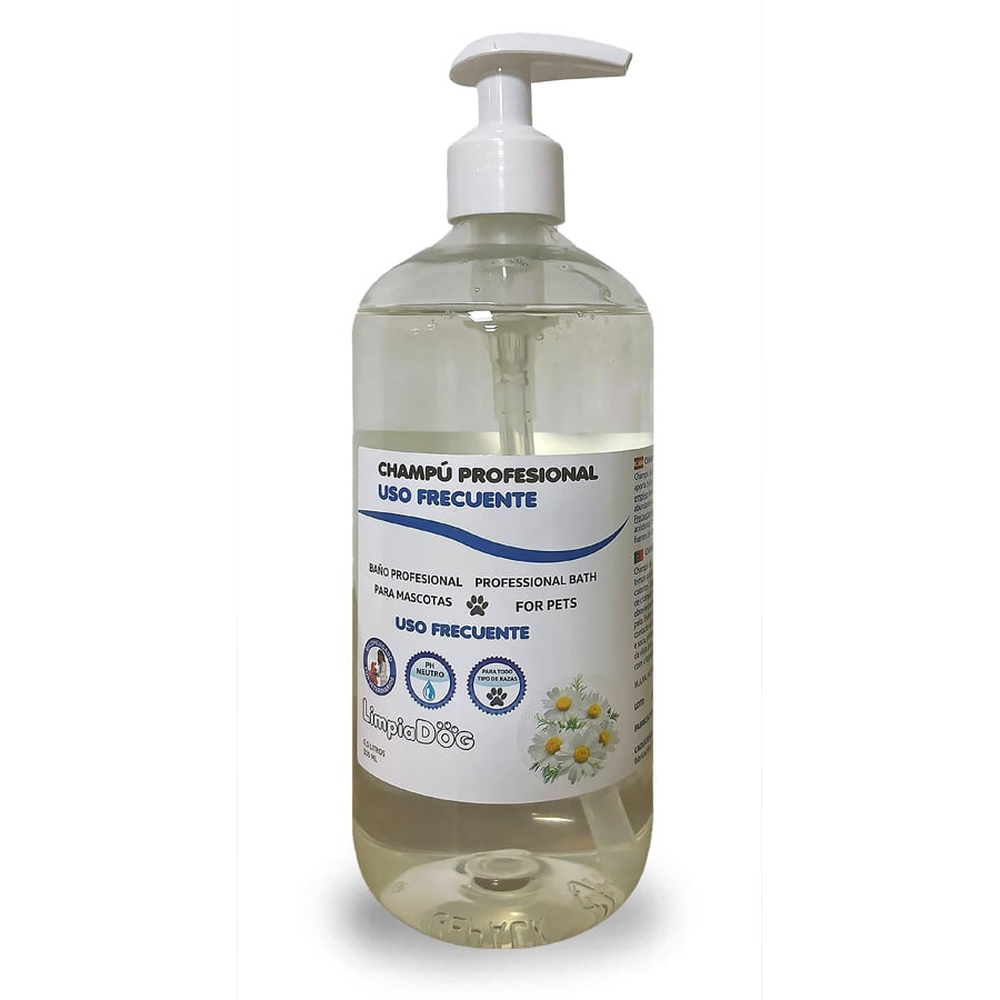LIMPIADOG Champu para Perros Pelo Muy Sucio Uso frecuente 500ml