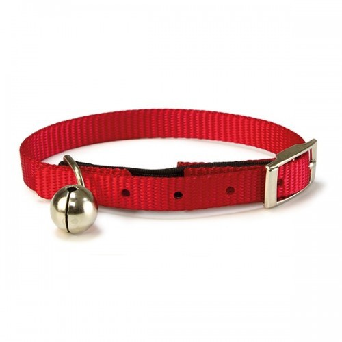 Collar nylon para gatos color Rojo, , large image number null