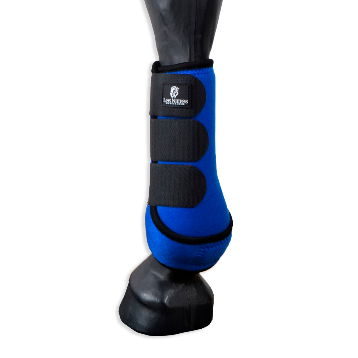 Protector Neopreno & Gel Memory Foam, set de un par  | Color Azul Cyan | Equipamiento para el caballo | Guarnicionería Los Nietos | Tradición artesana