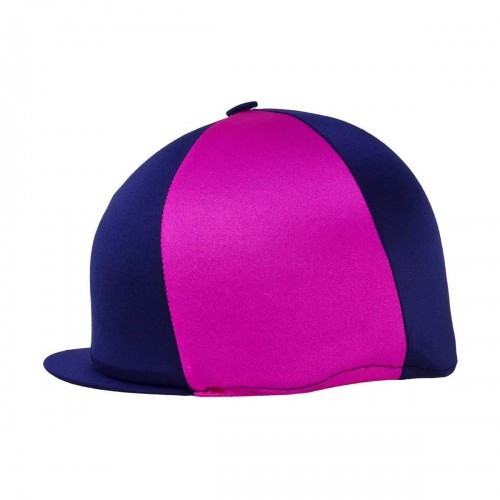 Forro dos tonos para casco de montar color Azul Marino/Cereza, , large image number null