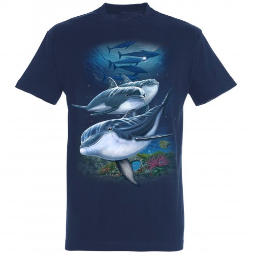 Camiseta Fiesta Delfines color Azul, , large image number null