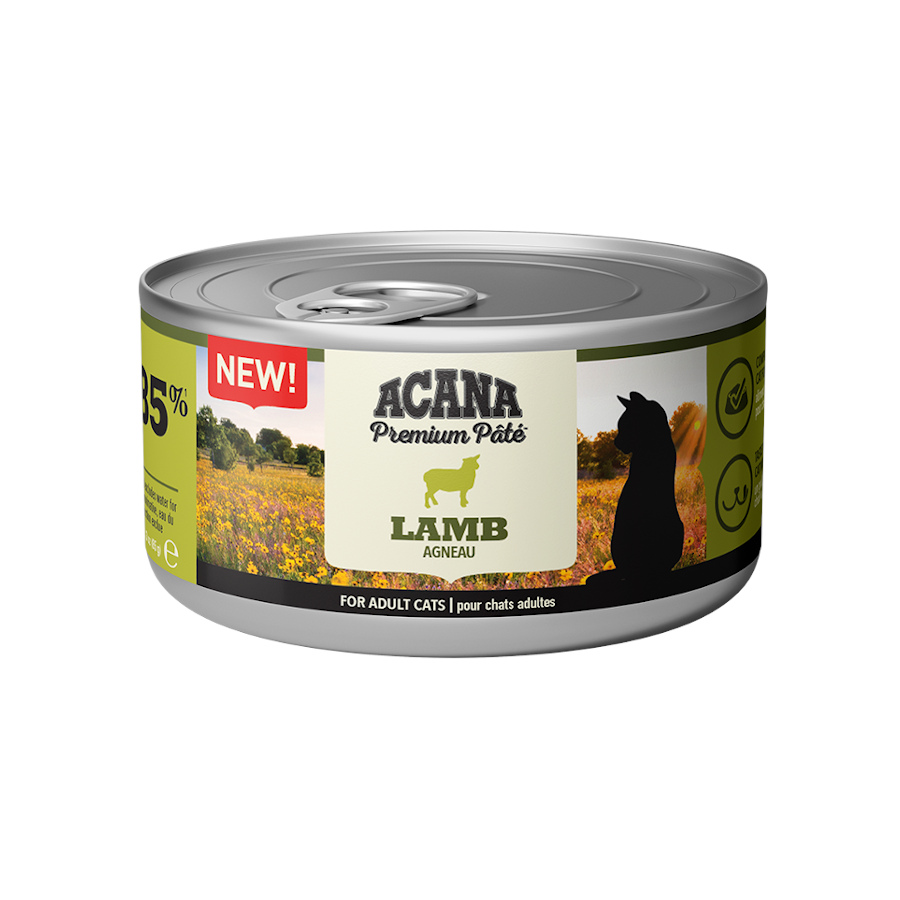 48 latas x 85 g Acana Premium Paté Cordero lata para gatos ¡Pack ahorro!