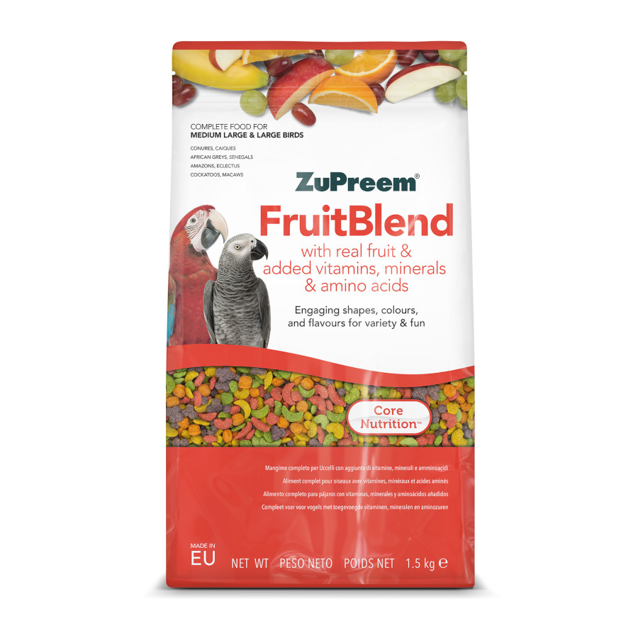 ZuPreem FruitBlend Medium Large & Large pienso para pájaros