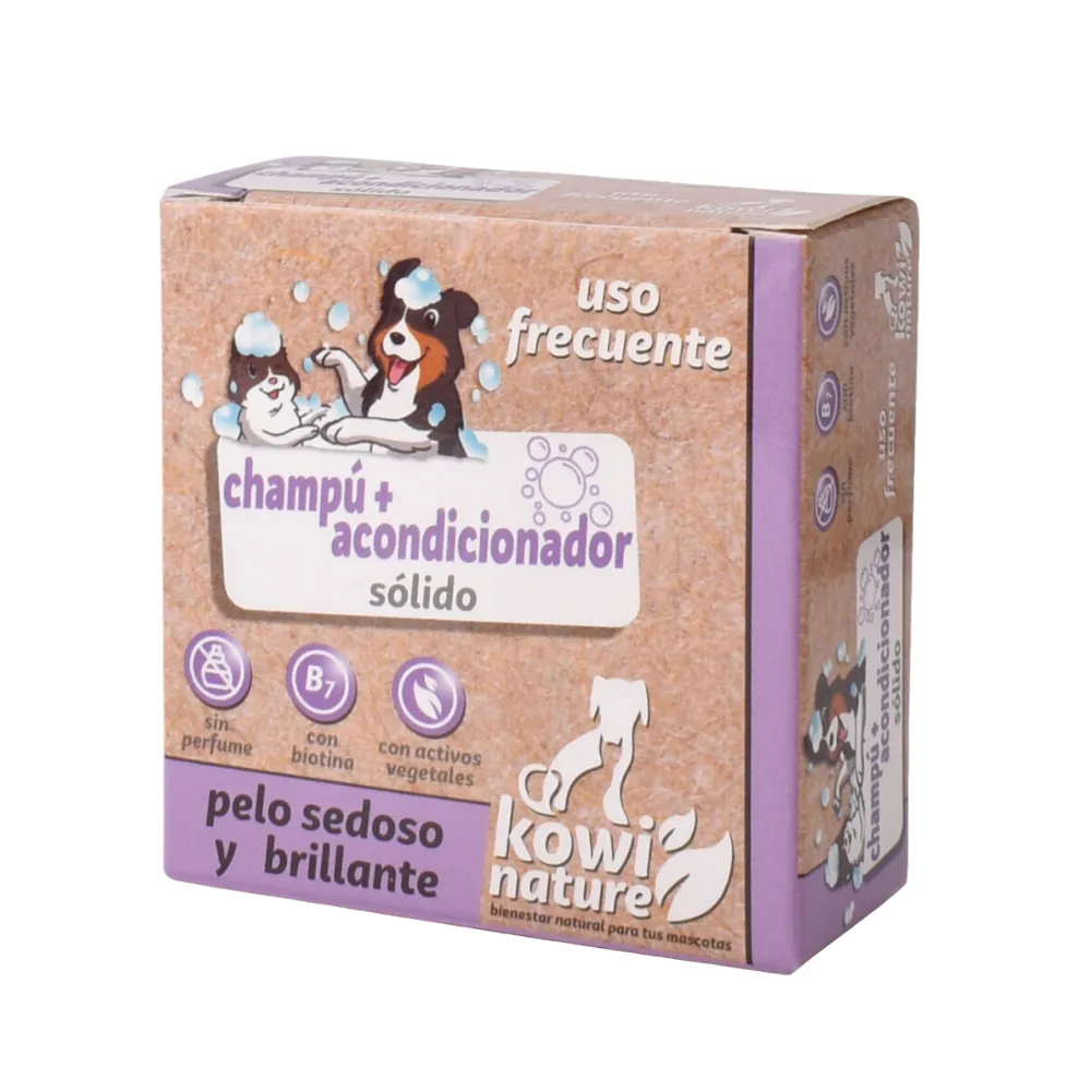 KOWI CHAMPÚ + ACONDICIONADOR SÓLIDO, 70 gr
