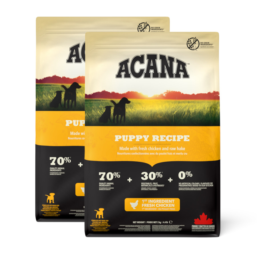 2 x 6 kg Acana Puppy Medium pienso para perros ¡Pack ahorro!