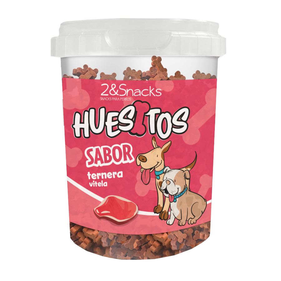 300 g 2&Snacks Huesitos de Ternera para perros