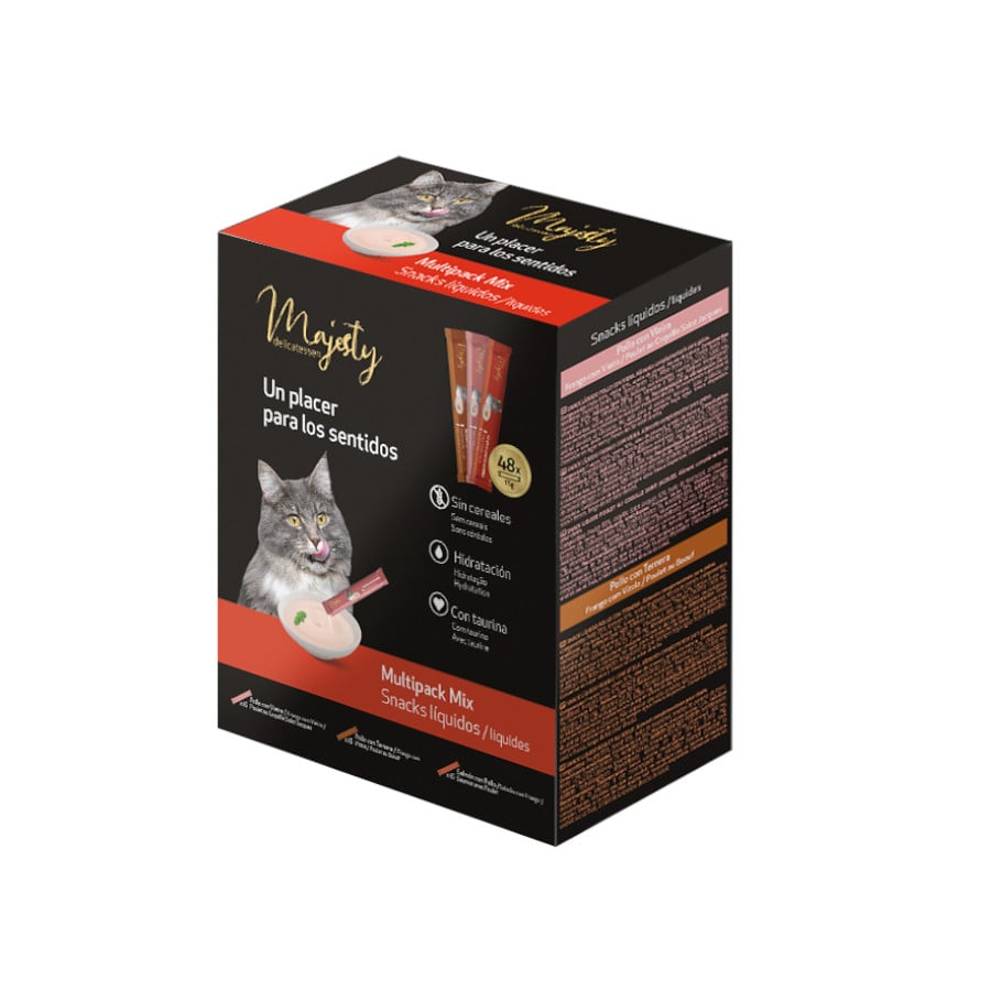 Majesty Mix de snack líquido para gatos