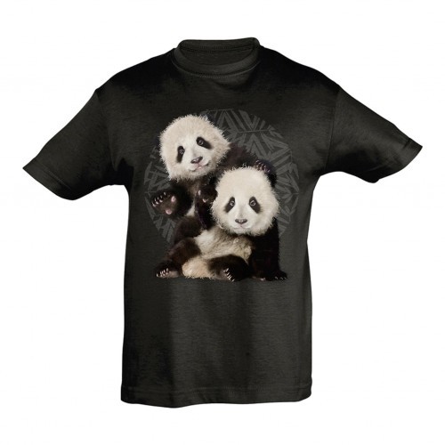 Camiseta Niño Panda Bros. color Negro, , large image number null