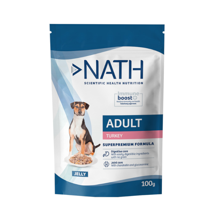 Imagen de Nath Adult Pavo en Gelatina sobre para perros