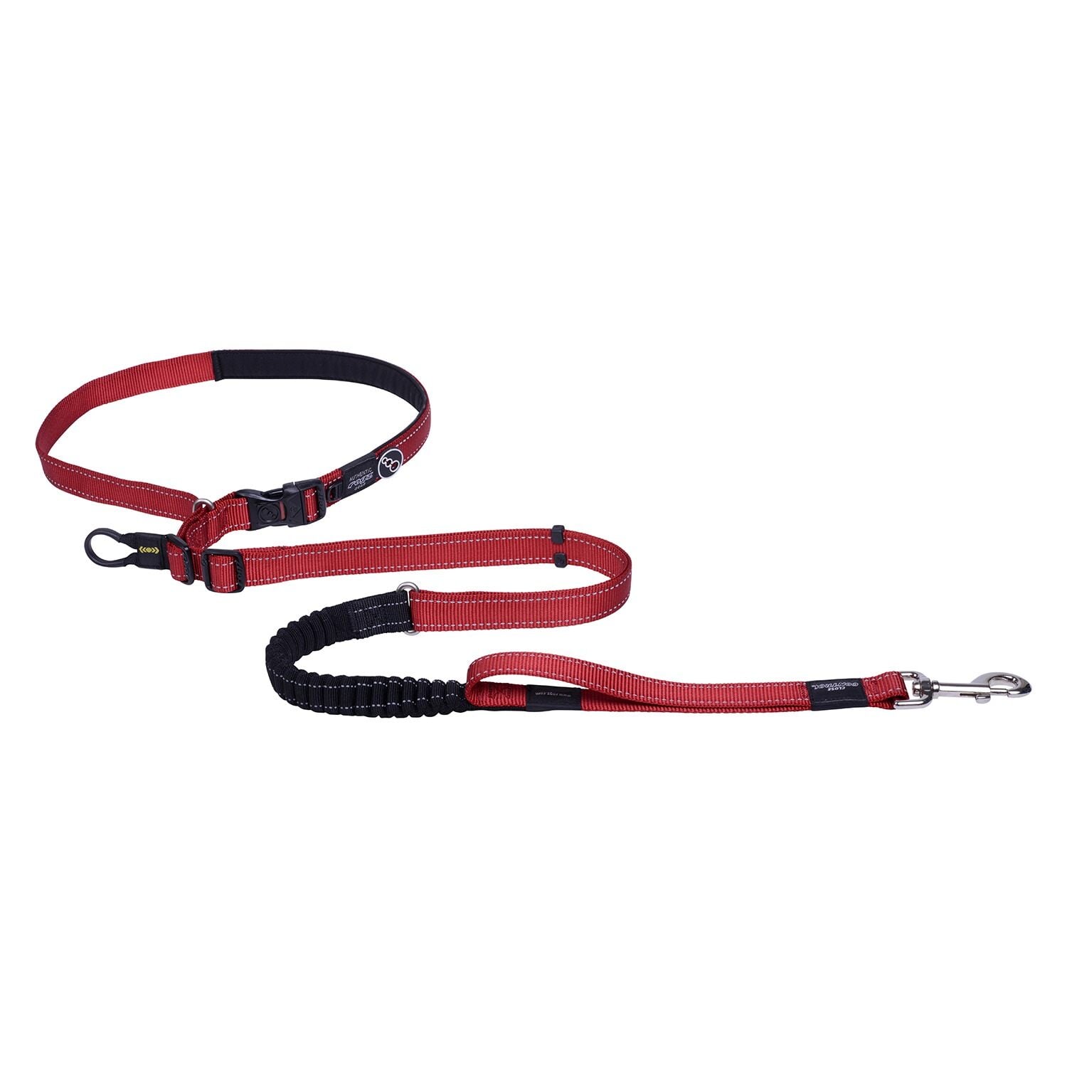 Rogz correa Handsfree roja para perros
