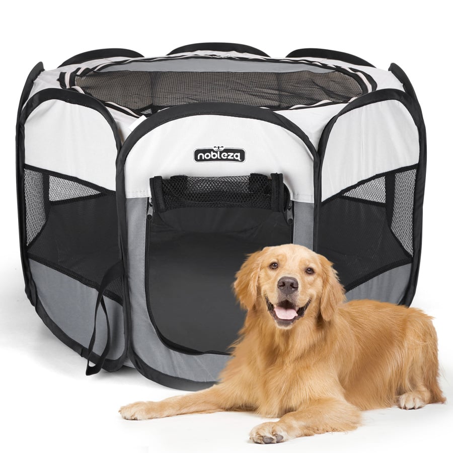 Nobleza Parque Plegable Portátil e Impermeable para perros