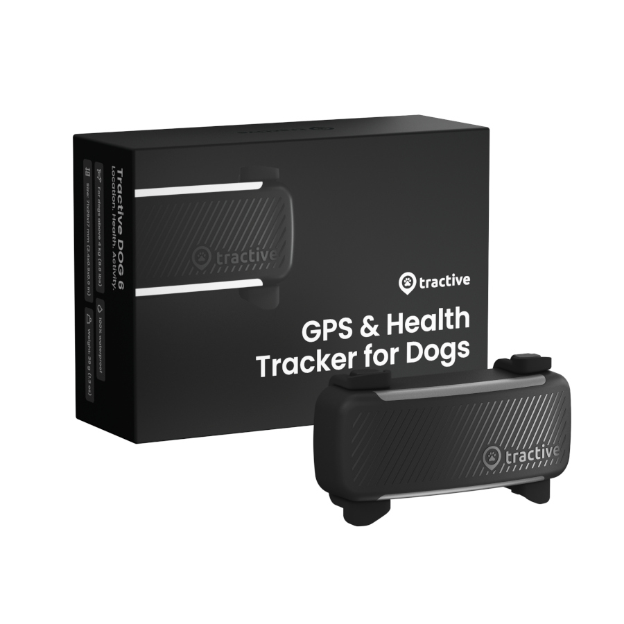 Tractive – Gps para perros dog 6 Tractive. Negro Talla Única