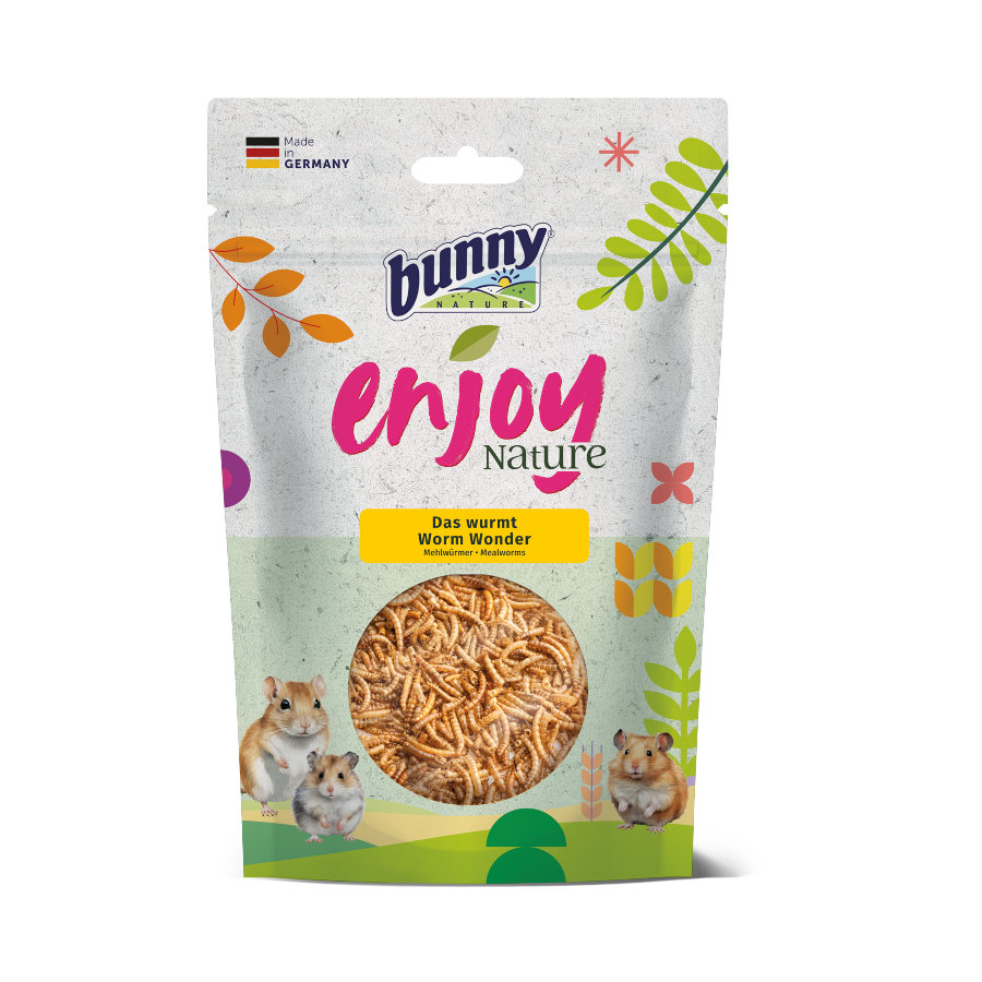 0.58 KG Bunny Enjoy Nature Worm Wonder para conejos enanos y pequeños mamíferos