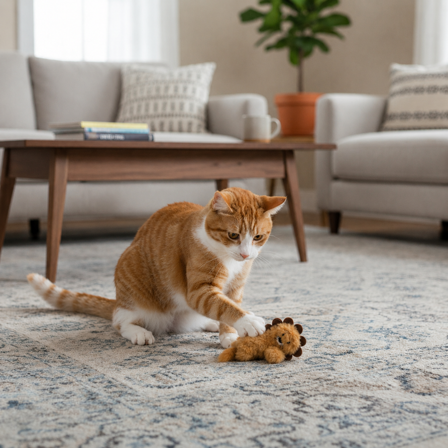 Tootoy! León de Peluche con Catnip para gatos