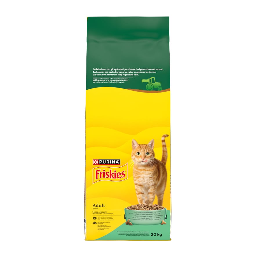 Friskies Conejo y Pollo pienso para gatos