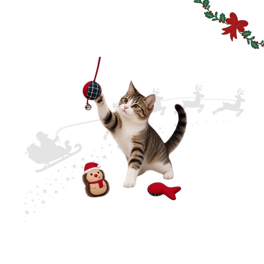 Wonder Christmas Set Erizos Juguete para gatos