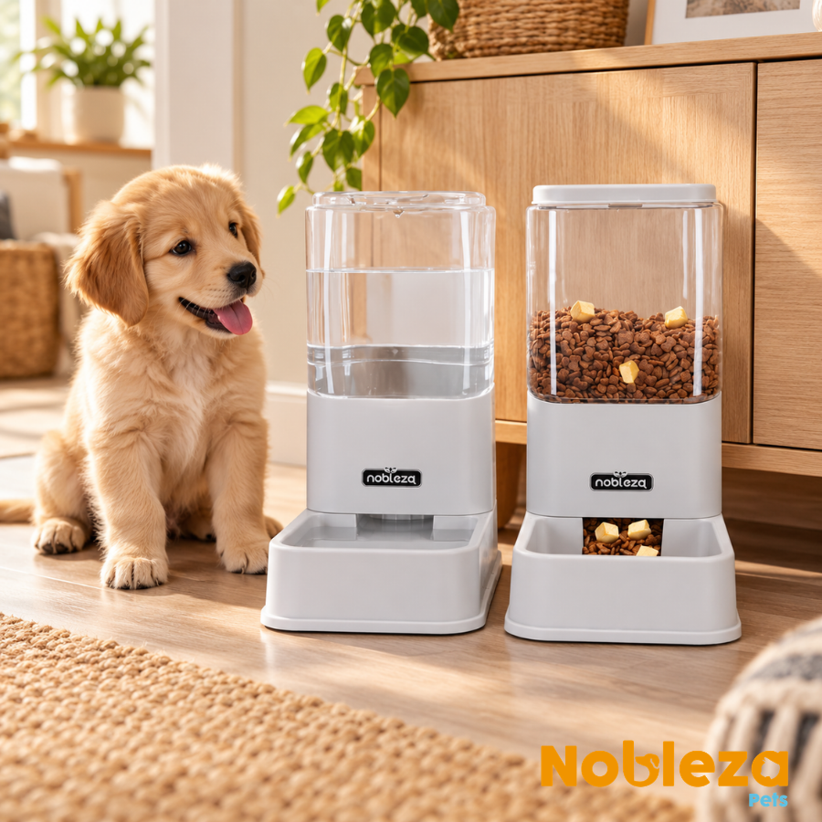 Nobleza Comedero y Bebedero Automático para perros y gatos