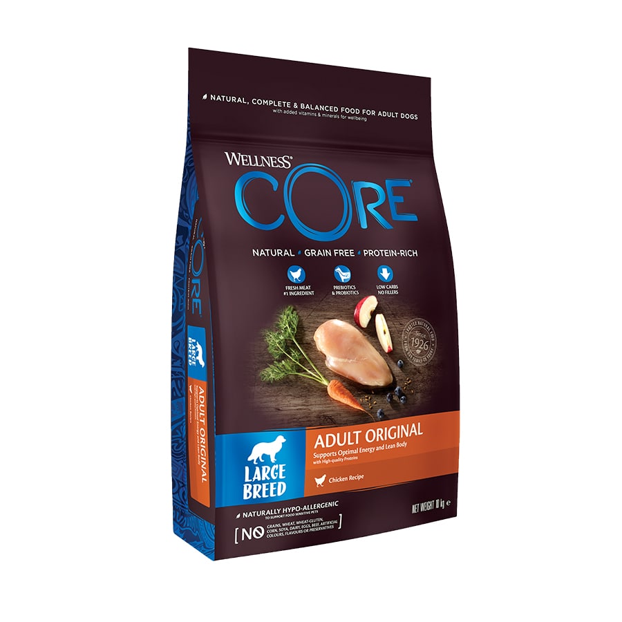 10 kg Wellness Core Adult Large Original Pollo pienso para perros