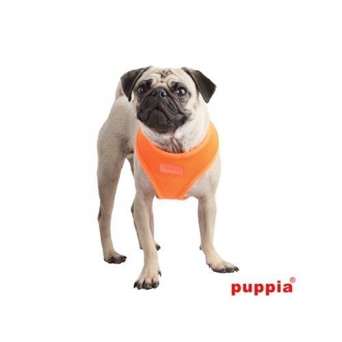 Arnés para perros Soft ajustable al cuerpo neón naranja, , large image number null