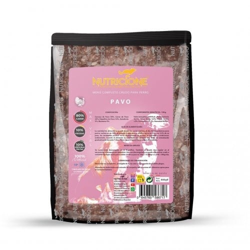 Nutricione BARF Menú Pavo para perros