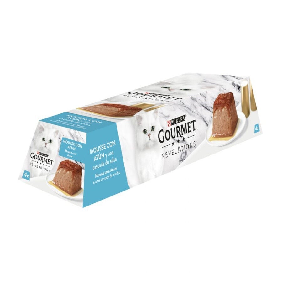 12 tarrinas x 57 g Gourmet Revelations  Atún tarrinas en mousse para gatos ¡Pack ahorro!