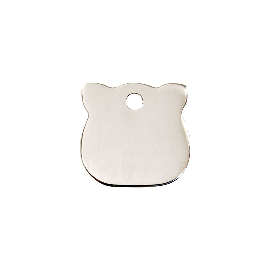 Placa identificativa Acero Inoxidable Gato para gatos