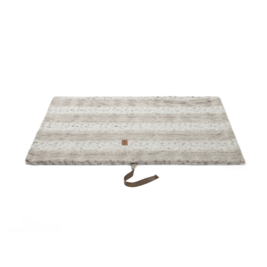 Leeby manta suave leopardo print para perros