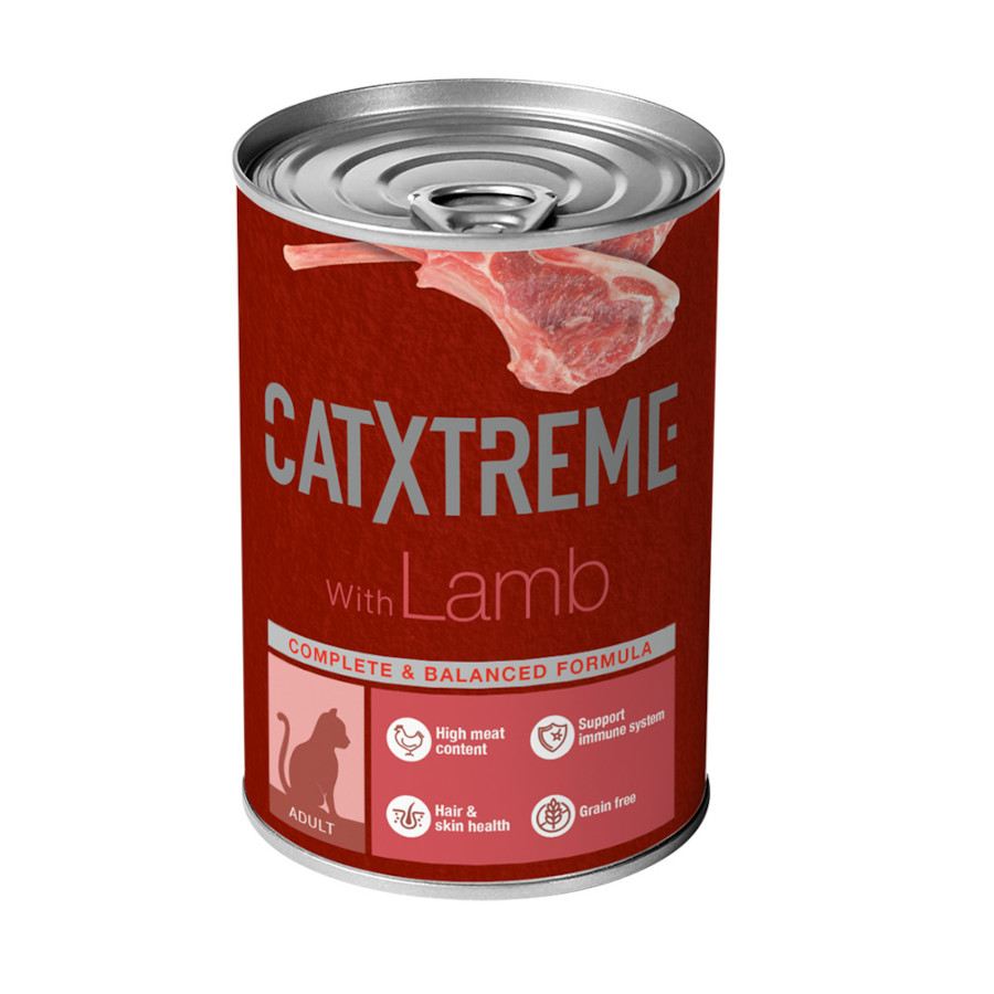 24 latas x 400 g Catxtreme Cordero en paté lata para gatos ¡Pack Ahorro!