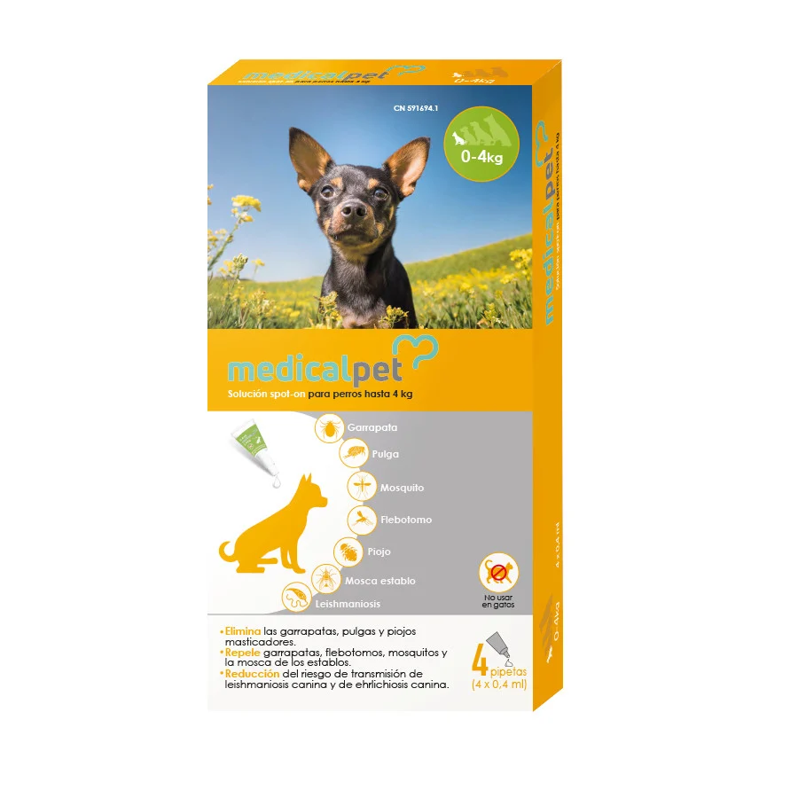 Medicalpet Pipetas Antiparasitarias para perros
