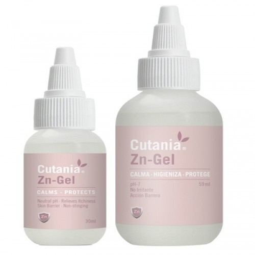 Gel dermatológico Cutania Zn-Gel 59 ml para perros