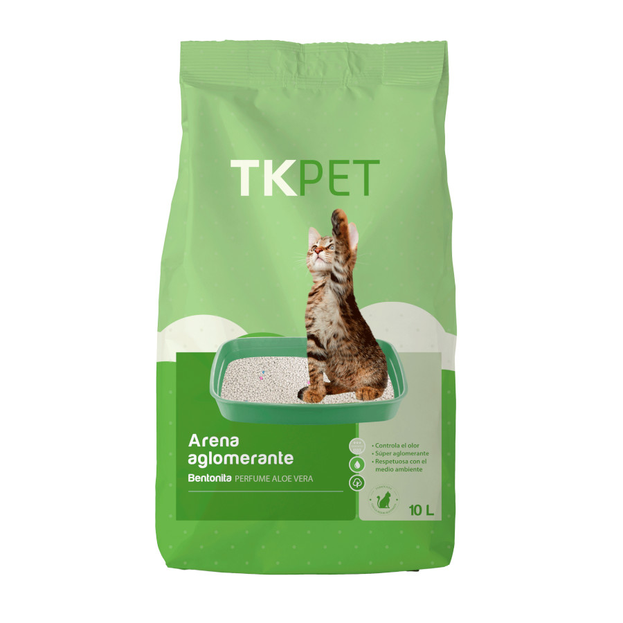 Imagen de TK-Pet Arena Aglomerante de Bentonita y Aloe Vera para Gatos