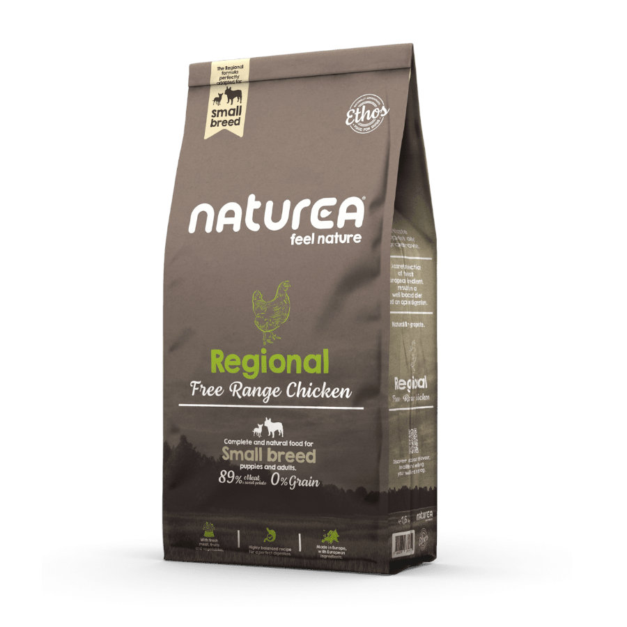 1.6 kg Naturea Ethos Regional Free Range Small Breed Pollo pienso para perros