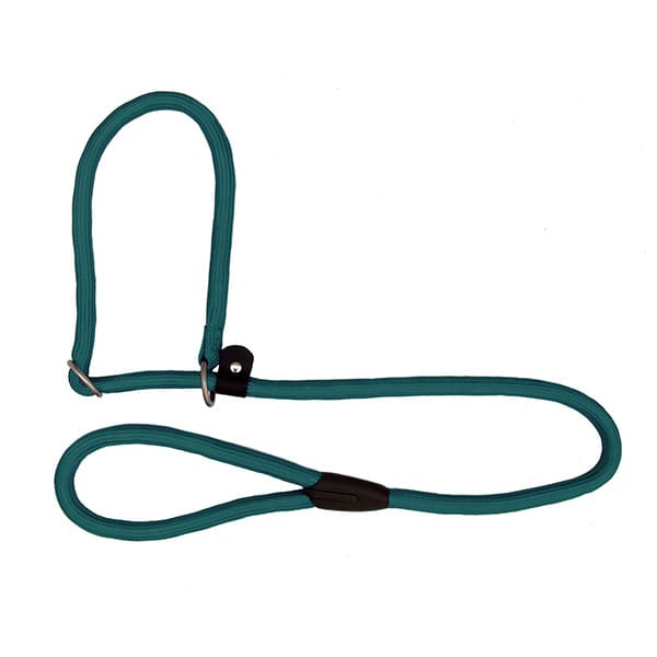 Correa con collar tirador de Nailon Freedog Verde 10x120cm