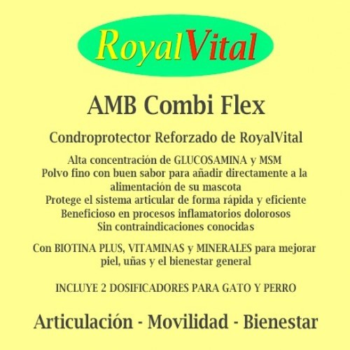 Condroprotector Royal Vital AMB Combi Flex para mascotas, , large image number null