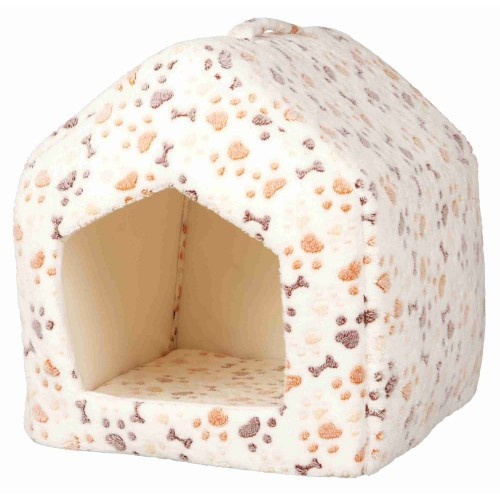 Trixie Lingo Cama Cueva Blanca con Beige para perros