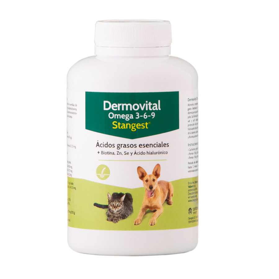 Stangest Dermovital Suplemento Omega para perros y gatos